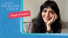 Pegah Ferydoni zu Gast auf der Blauen Couch | Bild: Tina Reinhardt; Montage: BR