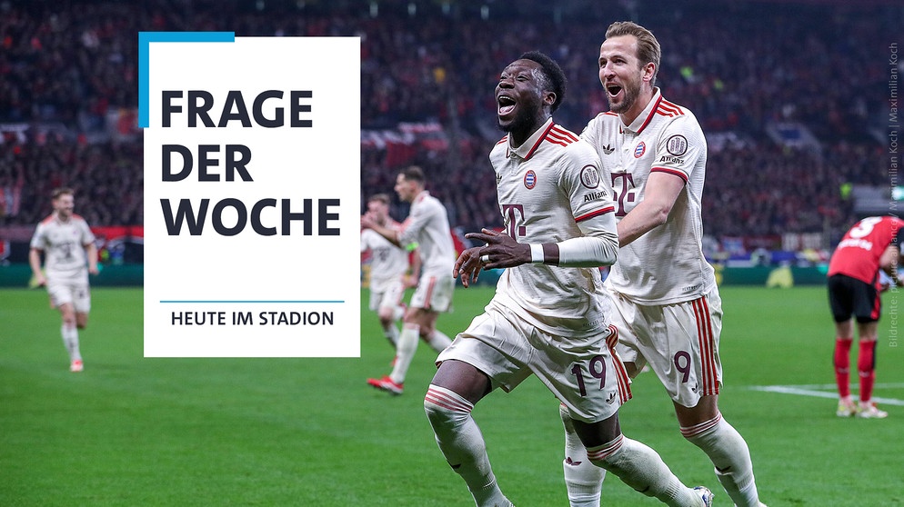 Alphonso Davies und Harry Kane | Bild: picture-alliance/dpa/Montage BR