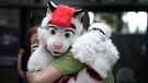 21.08.2014, Berlin, Deutschland - Eurofurence Convention im Hotel Estrel. Menschen tragen als Hobby Tierkostueme. | Bild: picture alliance / Caro | Waechter