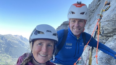 Robert und Daniela Jasper sind Extrembergsteiger und hängen am Berg.  | Bild: Robert Jasper