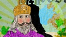 Illustration Kalenderblatt :Karl der Große- König der Langobarden | Bild: BR/ Angela Smets