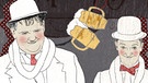 Illustration Kalenderblatt: Laurel und Hardy - "Die Wüstensöhne" im Kino  | Bild: BR/ Angela Smets