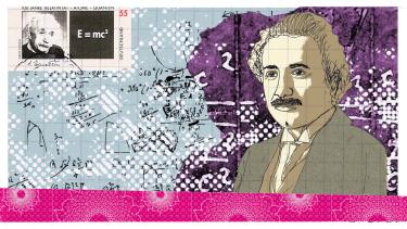 Illustration des Kalenderblatts: Albert Einstein gestorben | Bild: BR/Franziska Pucher