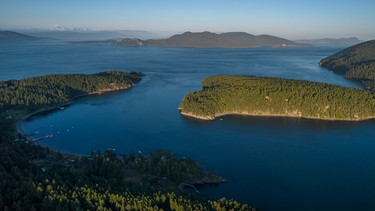 Die San Juan Islands liegen zwischen der Südspitze von Kanadas Vancouver Island und dem amerikanischen Festland nördlich von Seattle. | Bild: Dirk Rohrbach