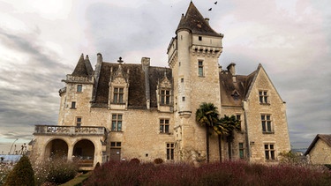 Gesamtansicht des Chateau des Milandes, dem ehemaligen Haus von Josephine Baker, in Castelnaud-la-Chapelle, Zentralfrankreich | Bild: picture alliance / ASSOCIATED PRESS | Yohan Bonnet