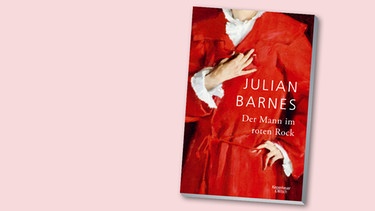 Buchcover "Der Mann im roten Rock" von Julian Barnes, basierend auf dem Gemälde von John Singer Sargent, "Dr. Pozzi at Home" (1881) | Bild: Kiepenheuer&Witsch Verlag, Montage: BR