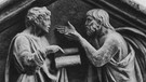 Relief "Aristoteles und Platon" um 1437/38 (Florenz) | Bild: picture-alliance/dpa