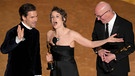 Clement Ducol, from left, Camille und Jacques Audiard  | Bild: picture-alliance/dpa