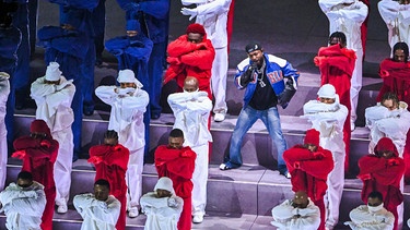 Kendrick Lamar beim Superbowl | Bild: picture alliance / Sipa USA | Anthony Behar