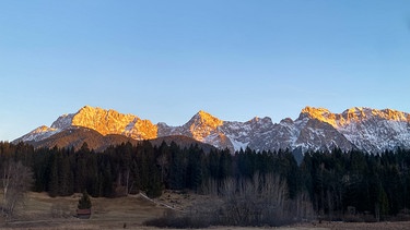 Landschaft bei Krün in Oberbayern. | Bild: Sylvia Bentele/Sylvia Bentele