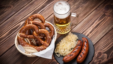 Brezen und Bier | Bild: colourbox.com