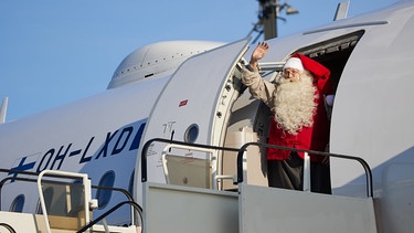 In Finnland bringt der Weihnachtsmann die Geschenke. | Bild: dpa-Bildfunk/Jörg Carstensen