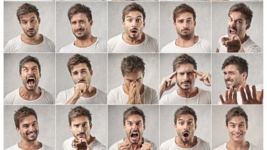 Gesichter mit verschiedenen Emotionen | Bild: stock.adobe.com/olly