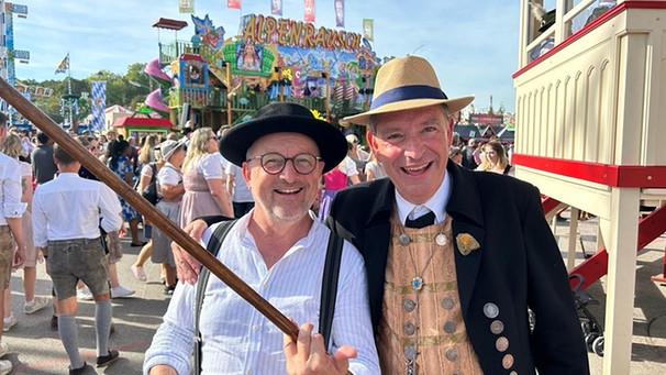 Markus Tremmel und Stefan Semoff auf der Wiesn | Bild: Markus Tremmel