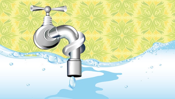 Illustration Wasserhahn mit Knoten | Bild: BR; Angela Smets