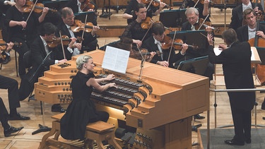 Iveta Apkalna und Mariss Jansons mit dem BRSO | Bild: ©  Peter Meisel