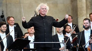 Sir Simon Rattle beim Klassik am Odeonsplatz 2022 | Bild: © Marcus Schlaf