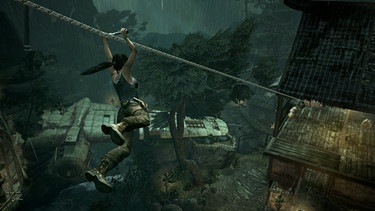 Szene aus dem Video Game "Tomb Raider" | Bild: © picture alliance / AP Photo