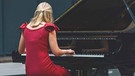 Eine Pianistin während des ARD Musikwettbewerbs im Funkhaus des Bayerischen Rundfunks in München. | Bild: BR/Lisa Hinder