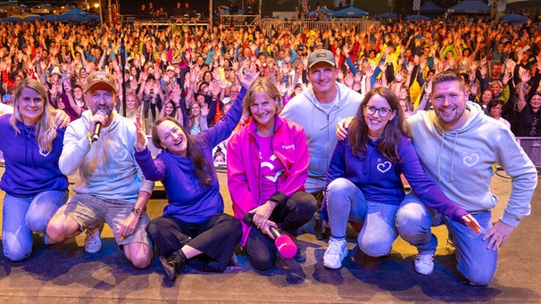 Das BR Schlager Team auf der BR Radltour 2023 | Bild: BR Schlager