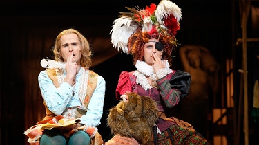 Szenenfoto aus "Something Rotten!" im Musiktheater in Linz | Bild: Landestheater Linz/ Reinhard Winkler