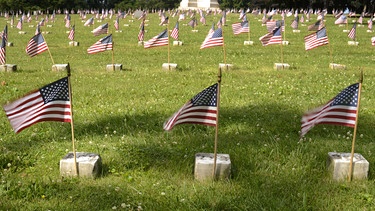 Soldatenfriedhof in Gettysburg, USA | Bild: dpa-Bildfunk