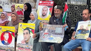 Demonstration in Ramallah gegen die Administrativhaft | Bild: BR/Jan-Christoph Kitzler
