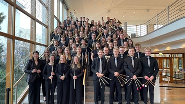 Die Orchestermitglieder im Forum Günzburg | Bild: SJBO - ASM
