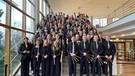 Die Orchestermitglieder im Forum Günzburg | Bild: SJBO - ASM