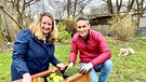 STATIONEN-Moderator Benedikt Schregle mit der Münchner Stadträtin und Mutter von neun Kindern Alexandra Gaßmann | Bild: BR/Elisabeth Möst