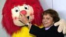 Ellis Kaut und ihr Pumuckl | Bild: picture-alliance/dpa - Originalentwurf Pumuckl: Barbara von Johnson