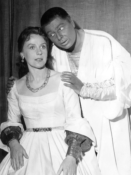 Rolf Boysen und Doris Schade 1962 in "Othello" | Bild: Süddeutsche Zeitung Photo / Georg Schödl