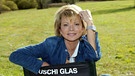 Uschi Glas in einer Drehpause | Bild: picture-alliance/dpa