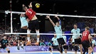 Paris 2024 - Volleyball: Spielszene Argentinien - Deutschland | Bild: dpa-Bildfunk/Marcus Brandt