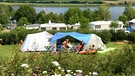 Campingplatz Gunzenberg an der Talsperre Pöhl | Bild: picture-alliance/dpa