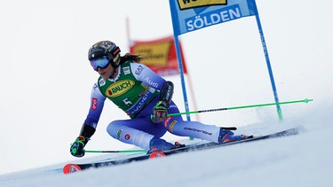 Ski alpin Weltcup in Sölden: Federica Brignone | Bild: dpa-Bildfunk/Alessandro Trovati