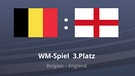 Länderflaggen von Belgien und England | Bild: BR