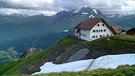 Ein Etappenziel: Die Ansbacher Hütte | Bild: picture-alliance/dpa