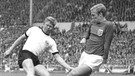 Helmut Haller erzielt im WM-Finale 1966 den Treffer zum 1:0. | Bild: picture-alliance/dpa