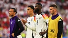 Enttäuschte Spieler des DFB | Bild: picture-alliance/dpa