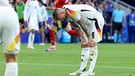 Toni Kroos nach dem 1:2 gegen Spanien | Bild: picture-alliance/dpa