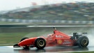 Michael Schumacher -GER- 1. WM-Sieg mit Ferrari beim GP Spanien 1996 | Bild: dpa-Bildfunk