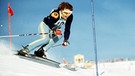 Christian Neureuther in Aktion bei den Alpinen Ski-Weltmeisterschaften 1974 im schweizerischen St. Moritz | Bild: picture-alliance-dpa-Heinrich Sanden