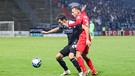 Spielszene Arminia Bielefeld - SpVgg Unterhaching | Bild: picture-alliance/dpa