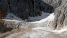 Höllentalferner im Jahr 2016 | Bild: A. Nowottnick / http://bayerische-gletscher.de/