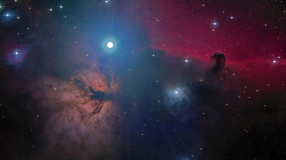 Nebelkomplex um den "Pferdekopf-Nebel" im Sternbild Orion von Walter Gröning | Bild: Walter Gröning