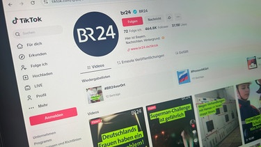 BR24 TikTok | Bild: Screenshot