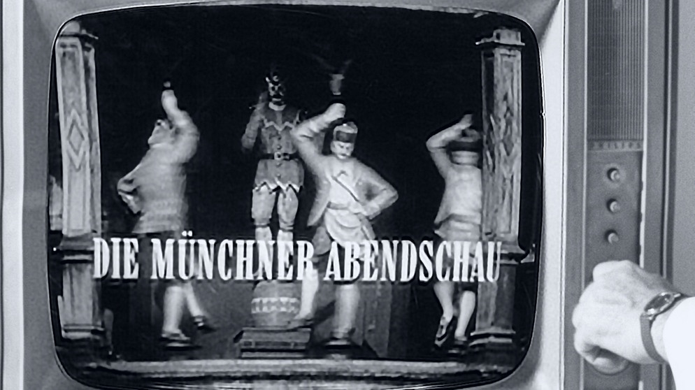 Die Münchner Abendschau ist das älteste Regionalprogramm im deutschen Fernsehen, 1954 | Bild: BR, Historisches Archiv