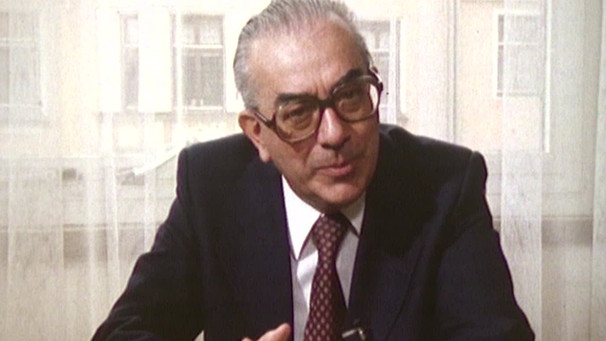 Benno Hubensteiner (1924-1985) bei einem Interview | Bild: BR