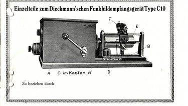 Dieckmannscher Funkbildempfänger | Bild: BR, Unternehmensarchiv